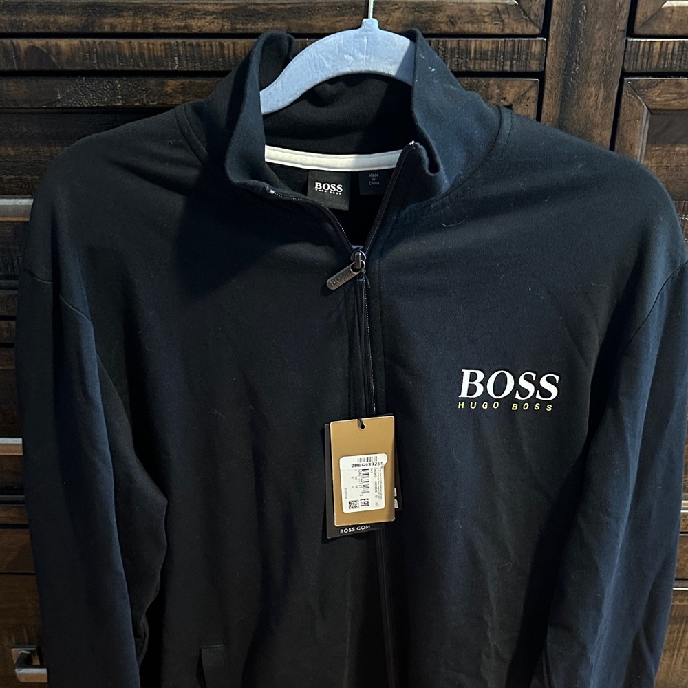 Hugo Boss Black Zip-Up Sweatshirt